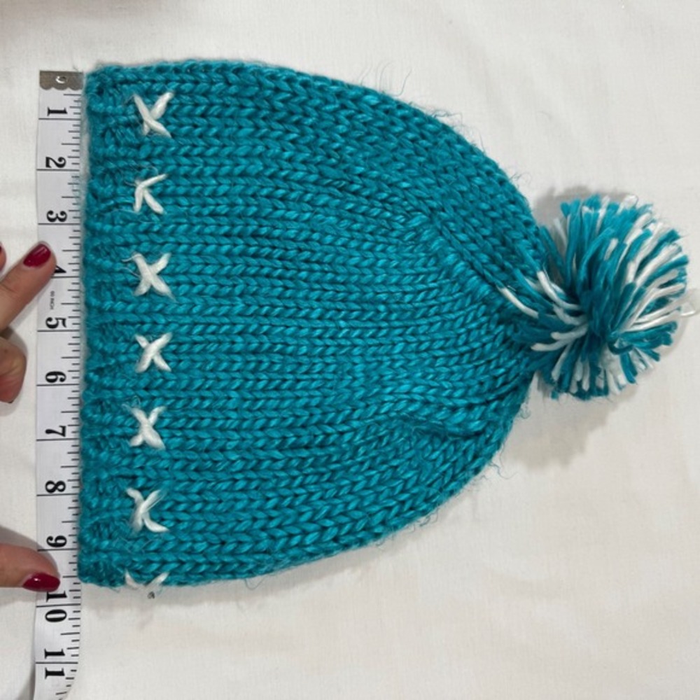 Burton Bright Blue Knit Beanie Hat - Picture 8 of 8